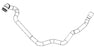 VAUXHALL HOSE - GENUINE NEW - 12793423