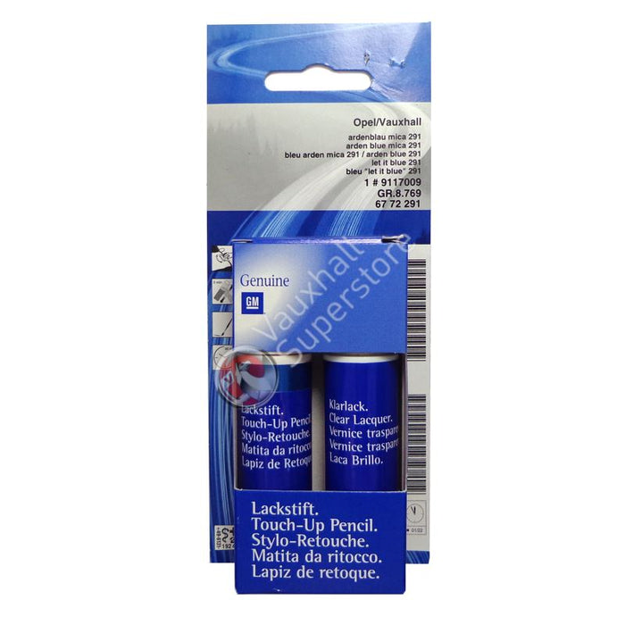 VAUXHALL TOUCH UP PAINT - GENUINE NEW - PAINT CODE 10B - SATIN STEEL GREY