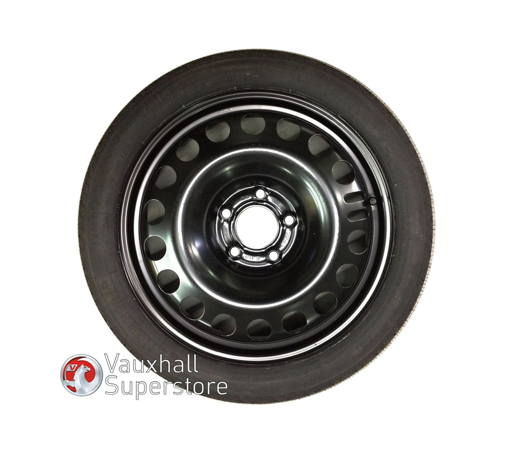 Astra H 2005 2010 16 Inch Steel Wheel 5 Stud 4J X 16 Space Saver Vauxhall Superstore